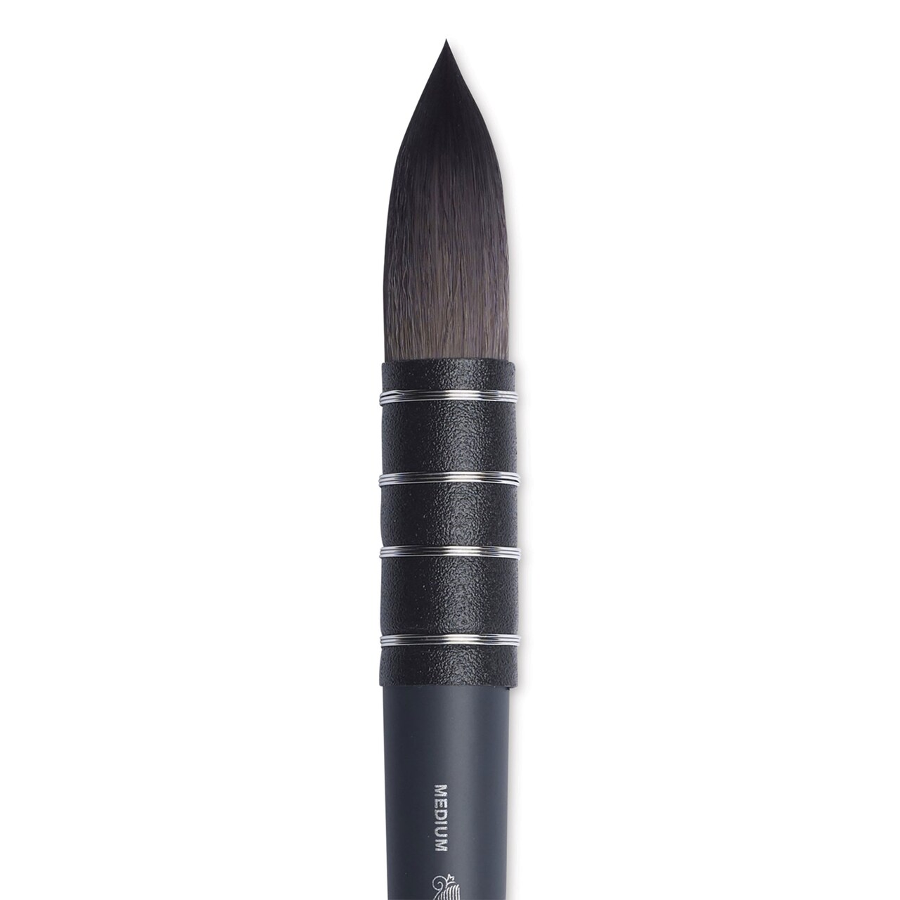 Winsor & Newton Professional Watercolor Synthetic Squirrel Brush - Quill, Short Handle, Size 6